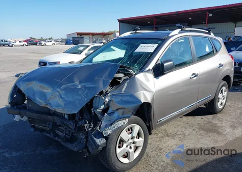 2015 Nissan Rogue Select S из США, поврежденный, VIN JN8AS5MT6FW656942